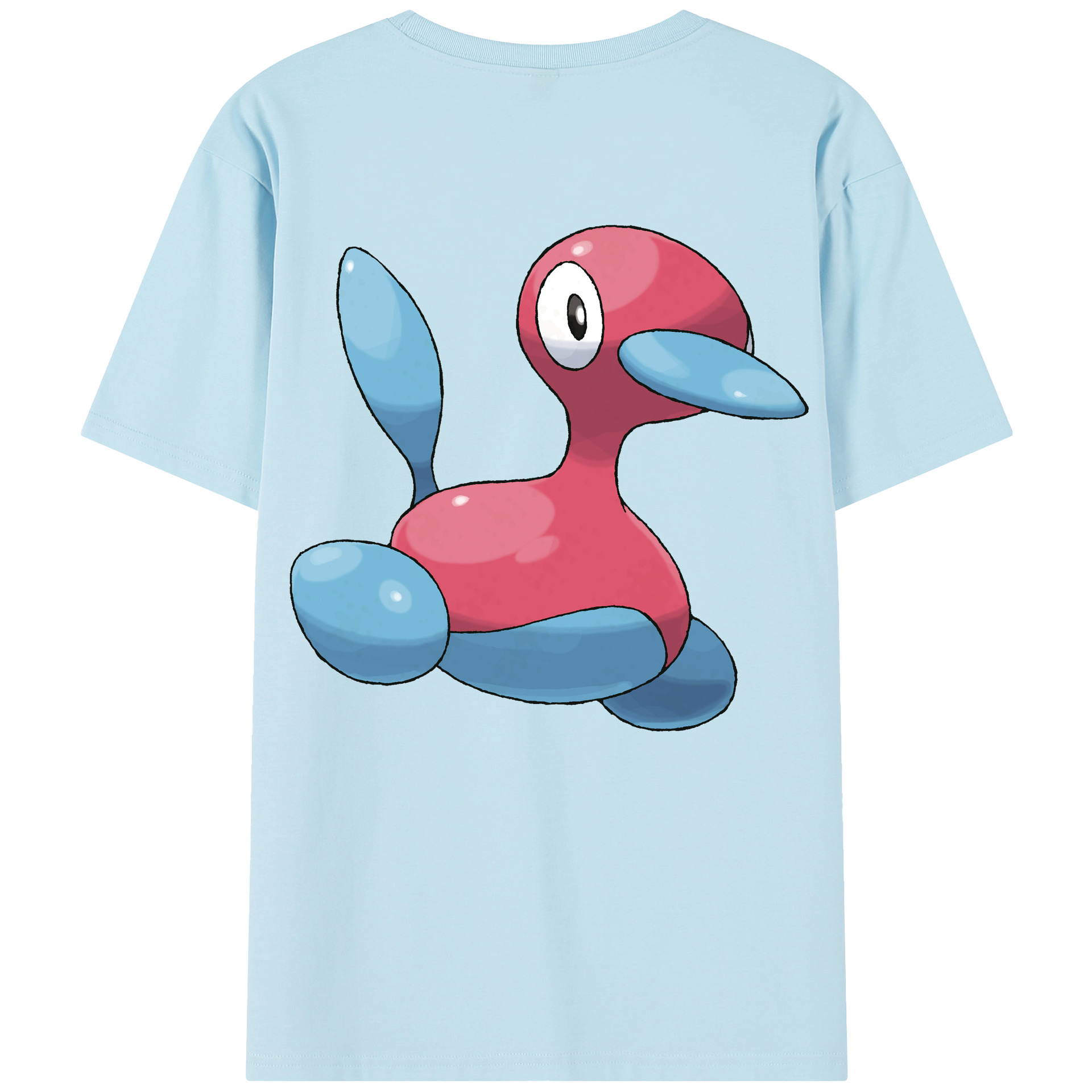 （画像用） ポケットモンスター Pokémon 綿100％半袖Tシャツ（背面プリント）